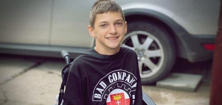 W tym roku Filip kończy 15 lat. Elblążanin potrzebuje pomocy