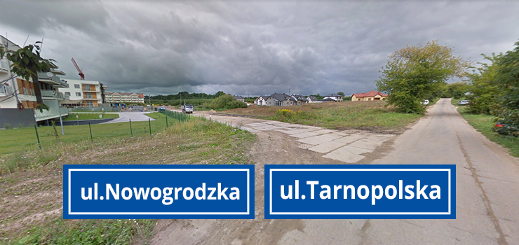 Radny dopytuje o ul. Nowogródzką i Tornopolską. „Po obfitych deszczach zapadła się nawierzchnia”