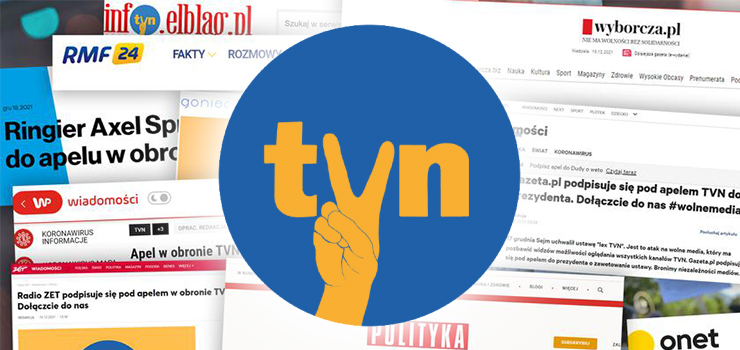 Media w obronie TVN. Stacja dziękuje za wsparcie m.in. naszej redakcji