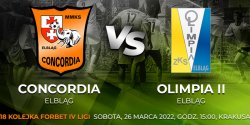 Wiosenne derby Elblga. W sobot Concordia zagra na Krakusa z Olimpi