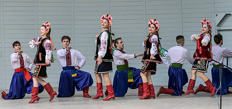 W Bażantarni poznawali piękno ukraińskiego folkloru - zobacz zdjęcia 