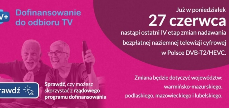 Nowy standard TV i dofinansowanie