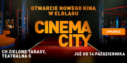 Cinema City wita mieszkacw Elblga. Od 14 padziernika otwiera swoje sale i zaprasza do wiata filmw UNLIMITED