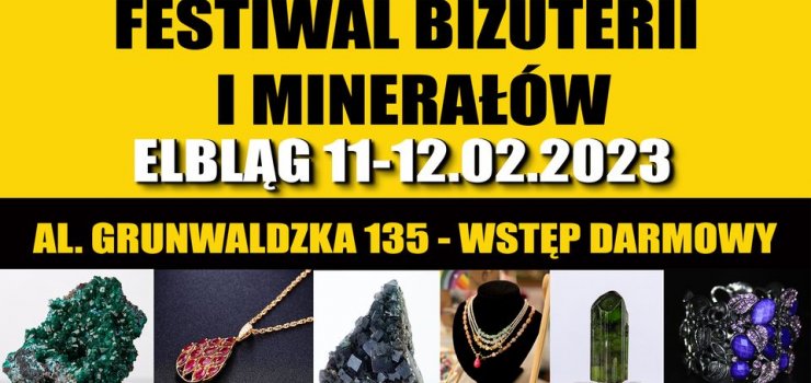 Elblg: Festiwal Biuterii i Mineraw ju w ten weekend