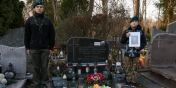Elblg: Oznaczenie grobu weterana walk o niepodlego Polski