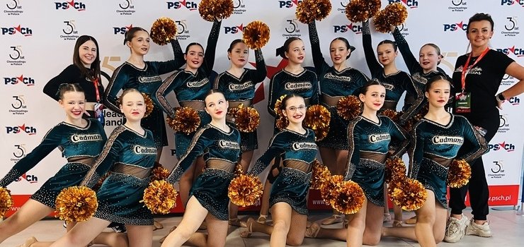 Cheerleaderki z Centrum Taca Cadmans wracaj jako Drugie Vice Mistrzynie Polski!