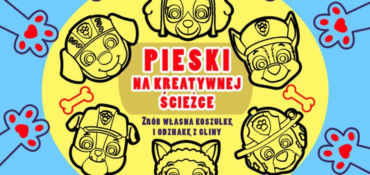 Pieski na kreatywnej ciece warsztaty w wiatowidzie