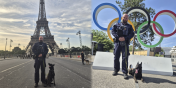  Policjant z Elblga wraz z psem peni sub w Paryu. „Staramy si zapobiec aktom terroryzmu”