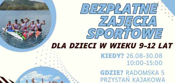 Elblg: Silvant Kajak zaprasza dzieci na zajcia sportowe. Udzia jest bezpatny