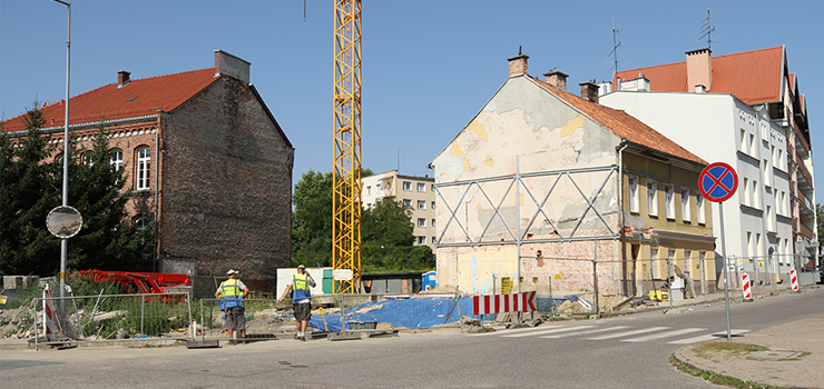 Kamienica na Kosynierw Gdyskich jest zabezpieczana. Czy inwestor wrci na plac budowy?