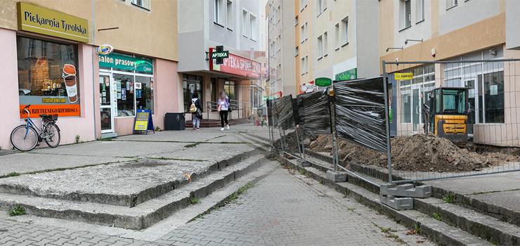 Trwaj prace przy 1 Maja. To jednak nie remont pasau, na ktry czekano od lat