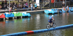 Splash Bike Challenge, czyli rowerem po rzece Elblg. Zobacz zdjcia z zawodw