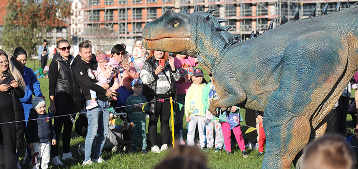 Elblg: Zabawa z dinozaurami na Wyspie Spichrzw (zobacz zdjcia)