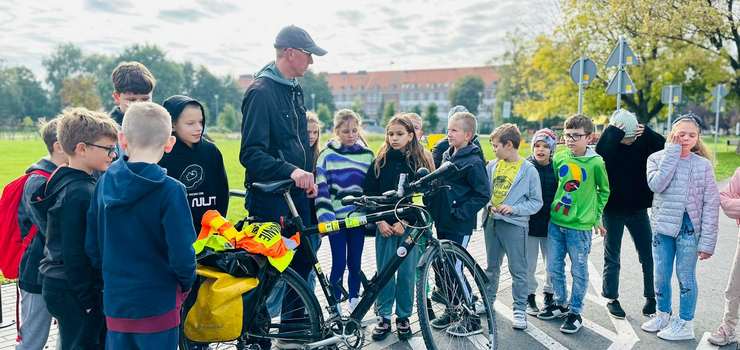 Warsztaty rowerowe dla szk z penomocnikiem prezydenta