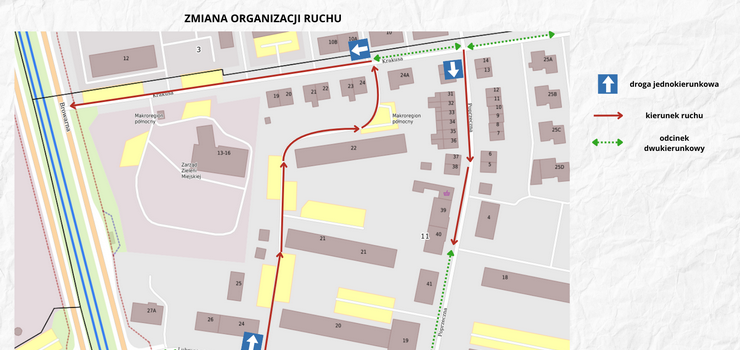 Zmiana organizacji ruchu wrejonie ul. Lubranieckiej!