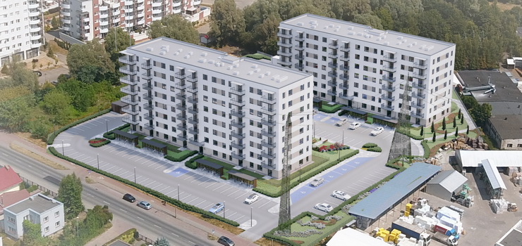 Elbląg: Przy ul. Legionów powstają nowe budynki. Znajdą się tam "mieszkania na start"?