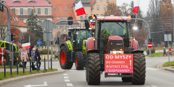 Elblg: Rolnicy wrcili na ulice. "Nie mamy wyjcia, ta umowa cakowicie nas zniszczy" (zdjcia)