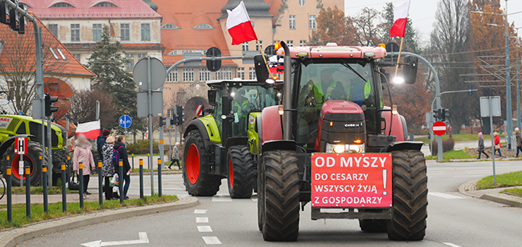 Elblg: Rolnicy wrcili na ulice. "Nie mamy wyjcia, ta umowa cakowicie nas zniszczy" (zdjcia)