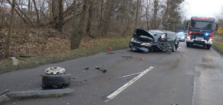  Kolizja na Mazurskiej. Kobieta przewieziona do szpitala