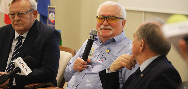 Lech Wałęsa w Elblągu. „Kto trafia do polityki? Odpady”