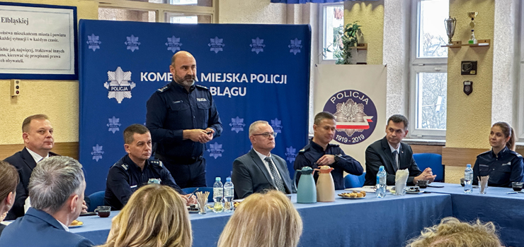 Odprawa roczna w elblskiej policji. Podsumowanie 2024 roku