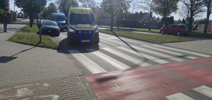 Potrącenie rowerzysty na ul. Niepodległości