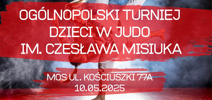 Ogólnopolski Turniej dzieci w judo im. Czesława Misiuka już w sobotę