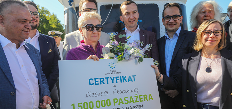 Historyczny rejs z Elbląga do Buczyńca „To dla nas 1,5 mln powodów do dumy i radości”