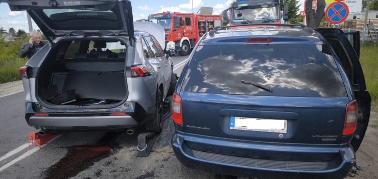 Kolizja na Pasłęckiej. Cztery osoby poszkodowane