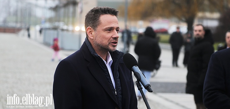 Rafał Trzaskowski dziś w Elblągu