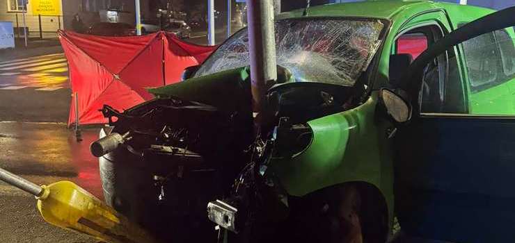 Elbląg: Pijany kierowca wjechał w słup, pasażerka zginęła na miejscu. Jest akt oskarżenia dla Dmytra D.