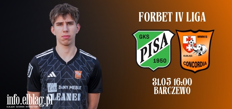 Concordia zagra rewanż z Pisą