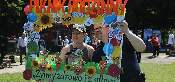 Rodzinnie w Bażantarni. „Żyjmy zdrowo i z głową" (zobacz zdjęcia)