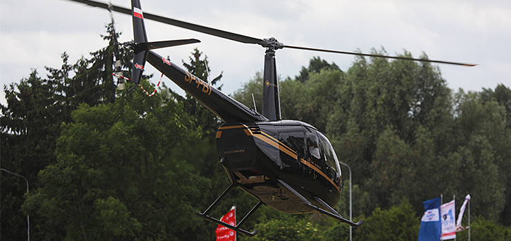 Przelot śmigłowcem nad Dniami Elbląga 2025 (zobacz zdjęcia)