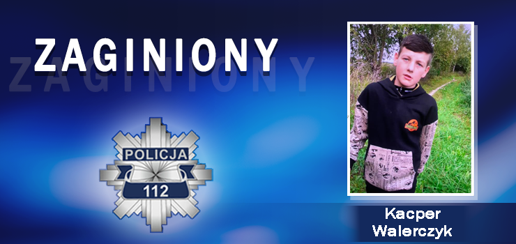 Uwaga! Policja poszukuje zaginionego