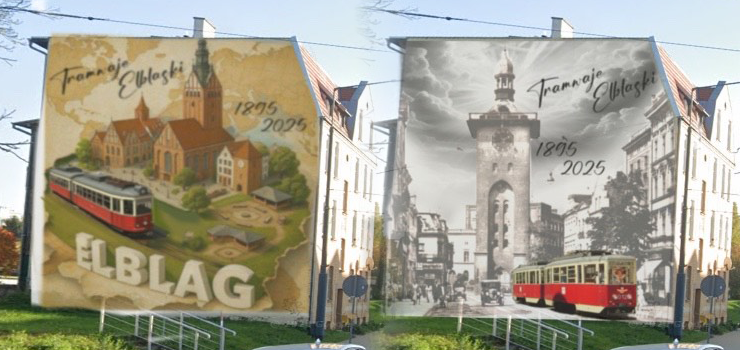 130 lat tramwajów w Elblągu – wybierz mural jubileuszowy!