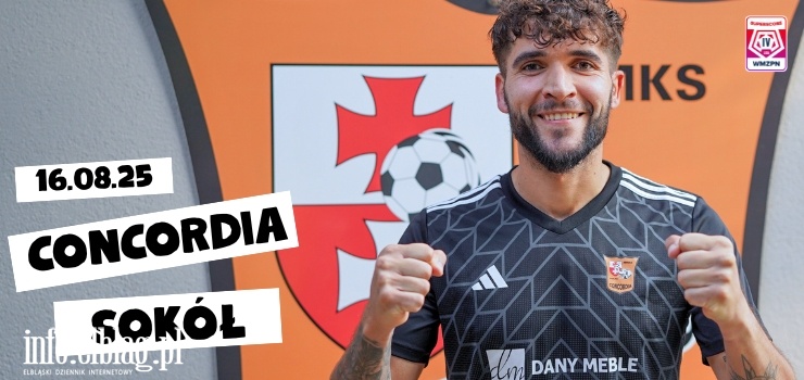 Trudny rywal przy Krakusa. Concordia podejmuje w sobotę Sokół Ostróda