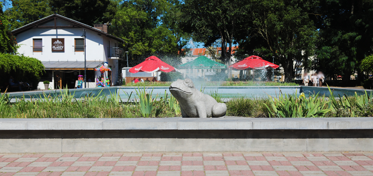 Ciekawe miejsca Elbląga: Skwer im. Mariana Sawicza, tzw. pigalak