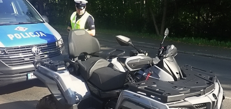 Zlekceważył zakaz, pijany kierował quadem. 30-latek usłyszał wyrok