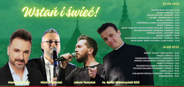 Jasna Strona Miasta w ten weekend. Wystąpią m.in. Mateusz Ziółko i Ksiądz z Osiedla