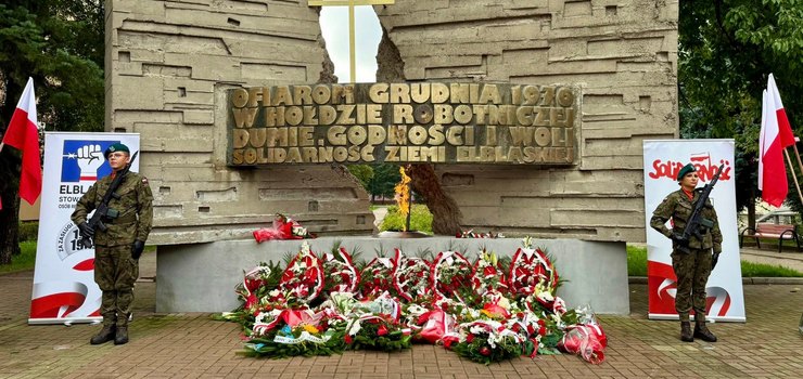 Elbląg uczcił 45. rocznicę podpisania Porozumień Sierpniowych