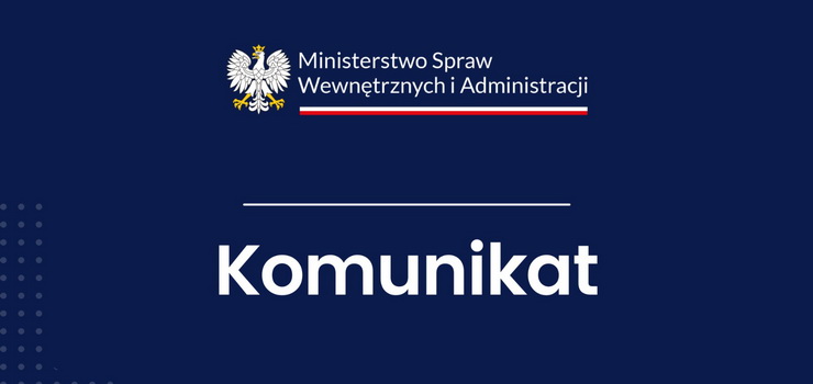 Służby MSWiA zabezpieczyły miejsca znalezienia szczątków czterech nieustalonych obiektów powietrznych