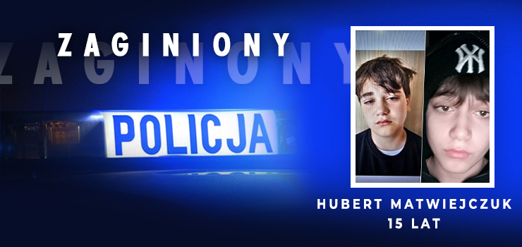 Elbląg: Zaginął 15-letni Hubert. Policja prosi o pomoc