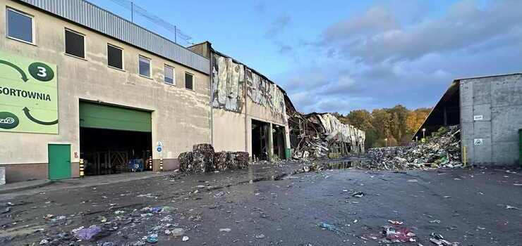 Po pożarze sortowni ZUO - raport z bieżącej sytuacji