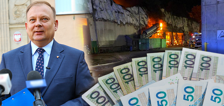 Elbląg: Odbudowa spalonej sortowni zajmie lata. Miasto potrzebuje milionów na inwestycję