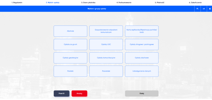 Nowa metoda dokonywania opłat w urzędzie
