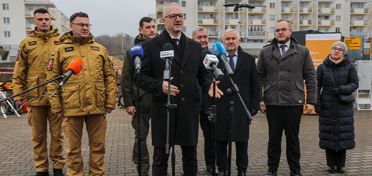 Elbląg: Przy straży pożarnej powstaje hala na sprzęt kryzysowy. Inwestycja w bezpieczeństwo
