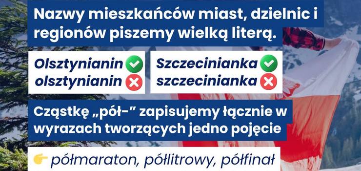 Elblążanie od dzisiaj z dużej litery. Co jeszcze się zmieniło w ortografii?