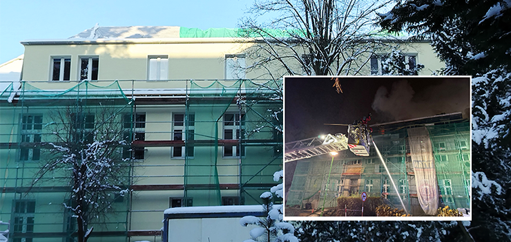 Elbląg: Pożar wyłączył z użytku istotny budynek. Kiedy szpital wróci do normalności?