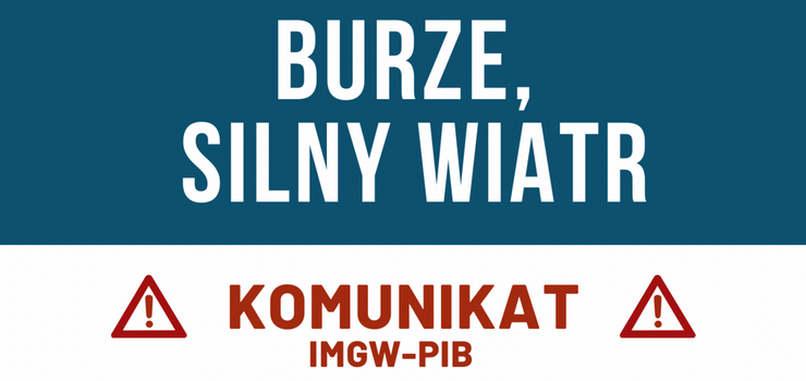 Ostrzeżenie meteorologiczne – burze (2. stopień)